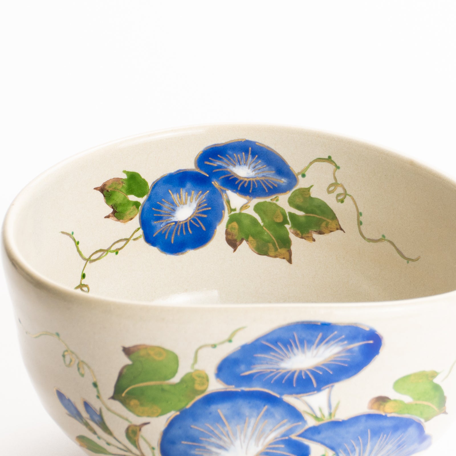 京都 清水焼】抹茶碗 灰釉