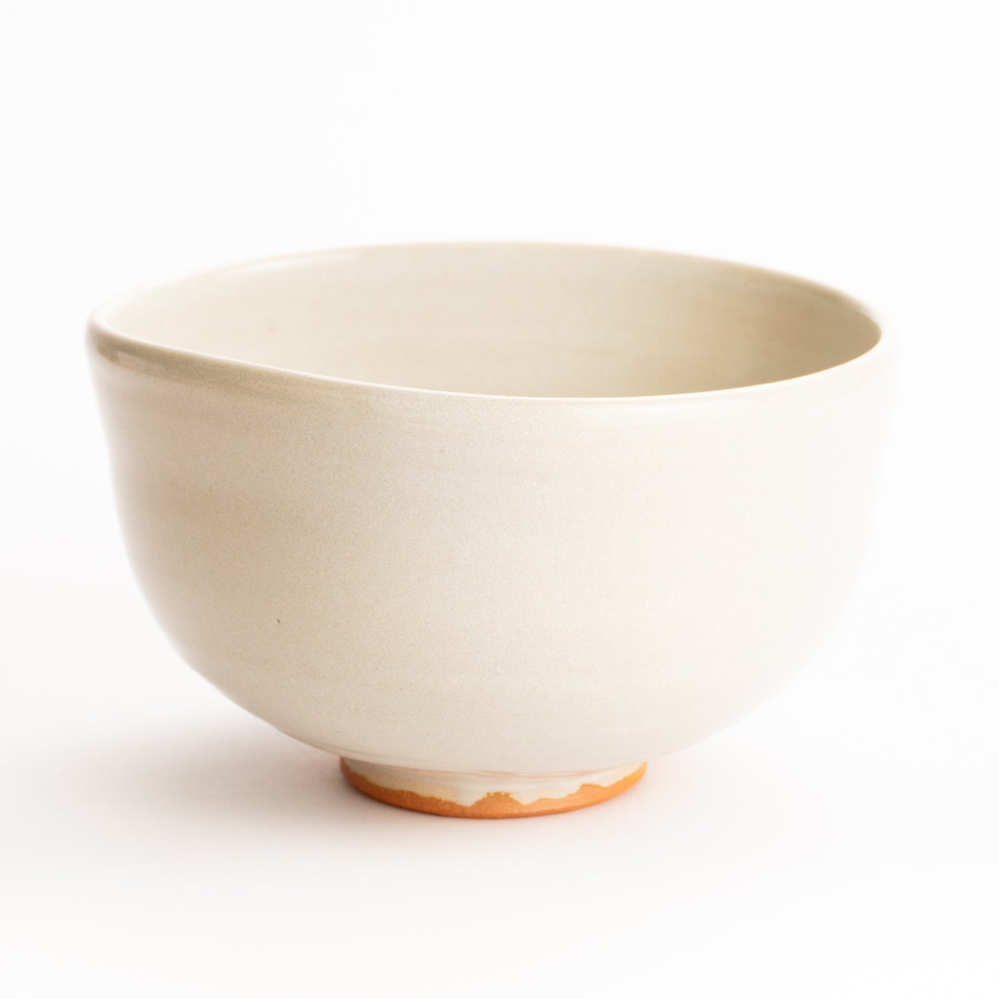 抹茶碗　灰釉"朝顔"　良二 KOTOPOTTER