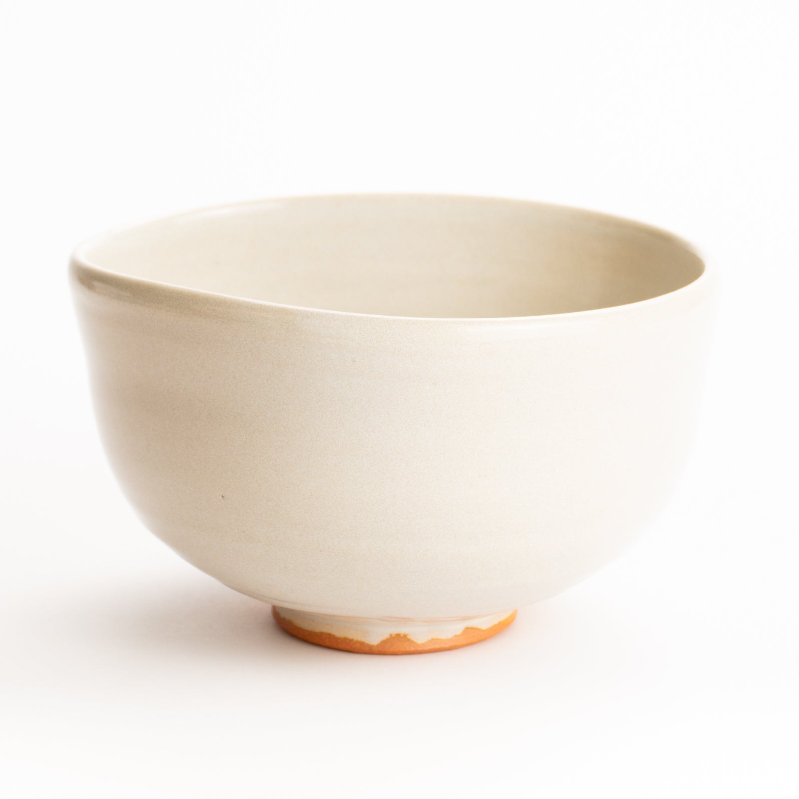 抹茶碗　灰釉"朝顔"　良二 KOTOPOTTER