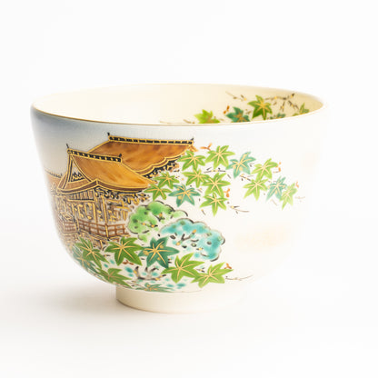 抹茶碗　夏の清水寺　陶楽 KOTOPOTTER