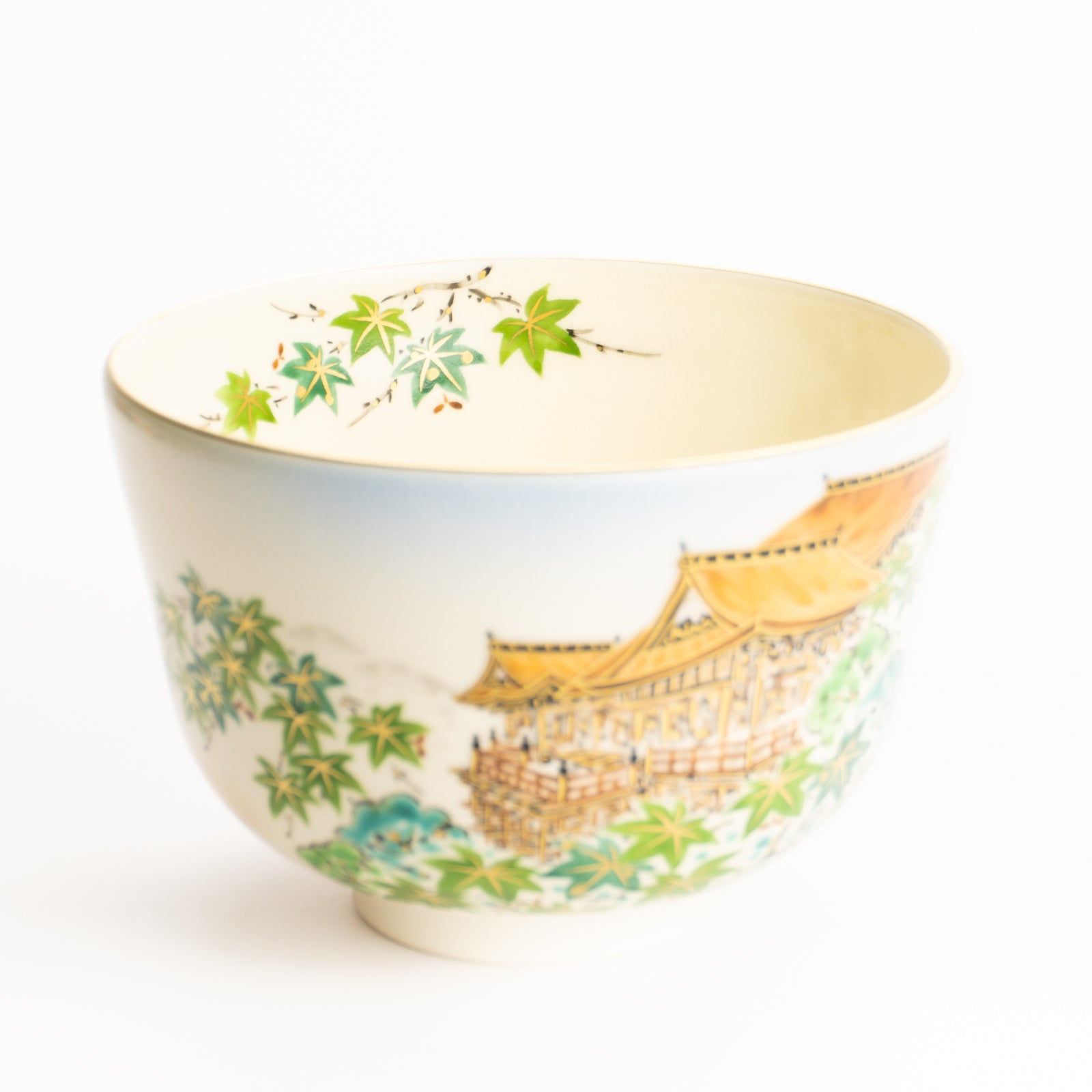 抹茶碗　夏の清水寺　陶楽 KOTOPOTTER
