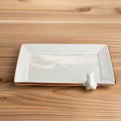 ヒマなクマ　シリーズ　秀峰堂 - Handcrafted Japanese pottery from Kyoto - Kyo ware / Kiyomizu ware.