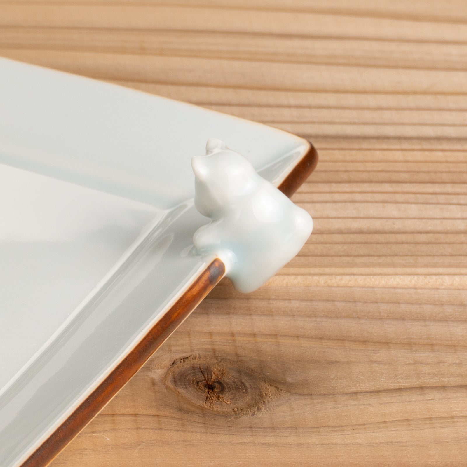 ヒマなクマ　シリーズ　秀峰堂 - Handcrafted Japanese pottery from Kyoto - Kyo ware / Kiyomizu ware.