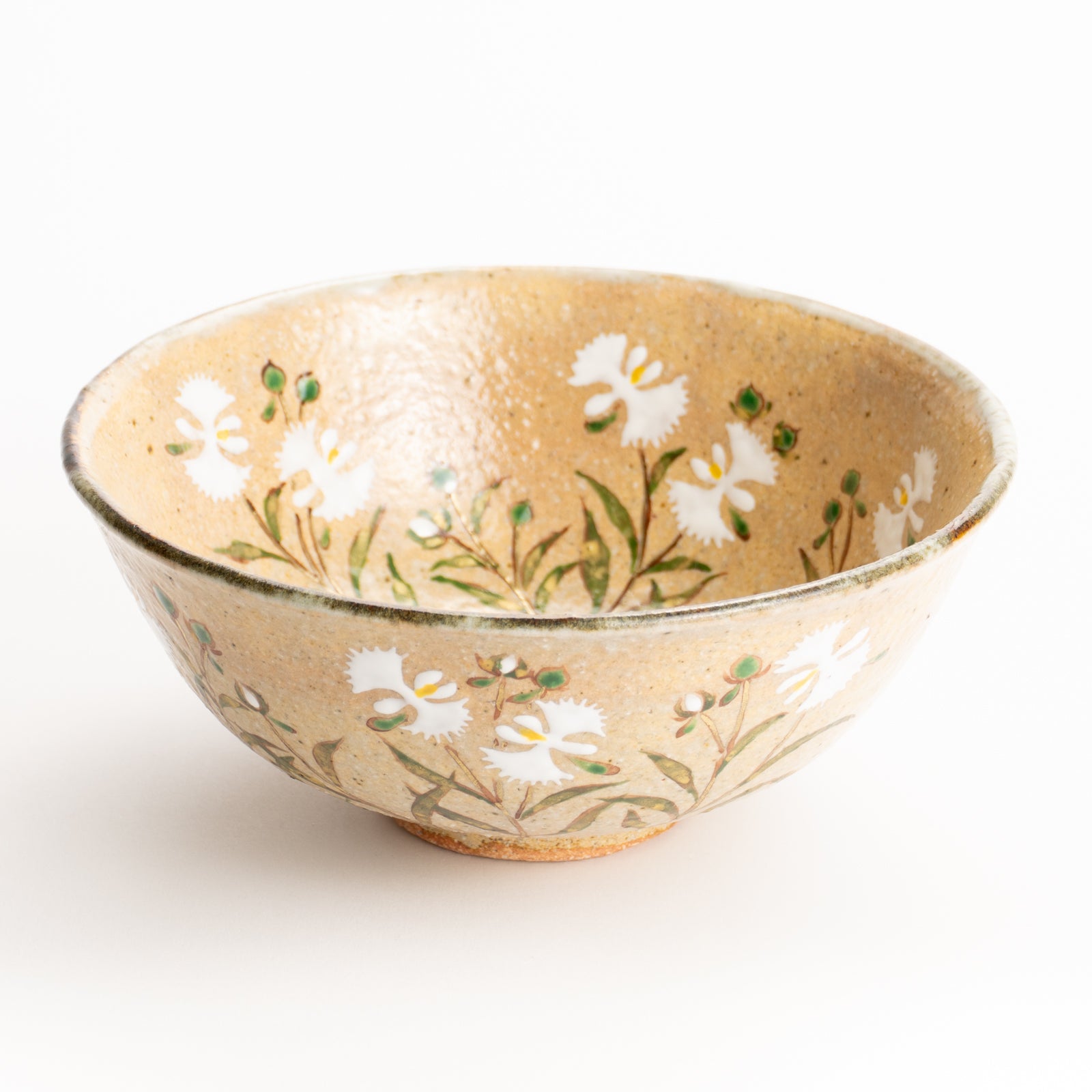 【 抹茶茶碗 】幻の窯 米城焼 茶碗 貴重 珍品 名碗 京都 清水焼】抹茶碗(平) 灰釉
