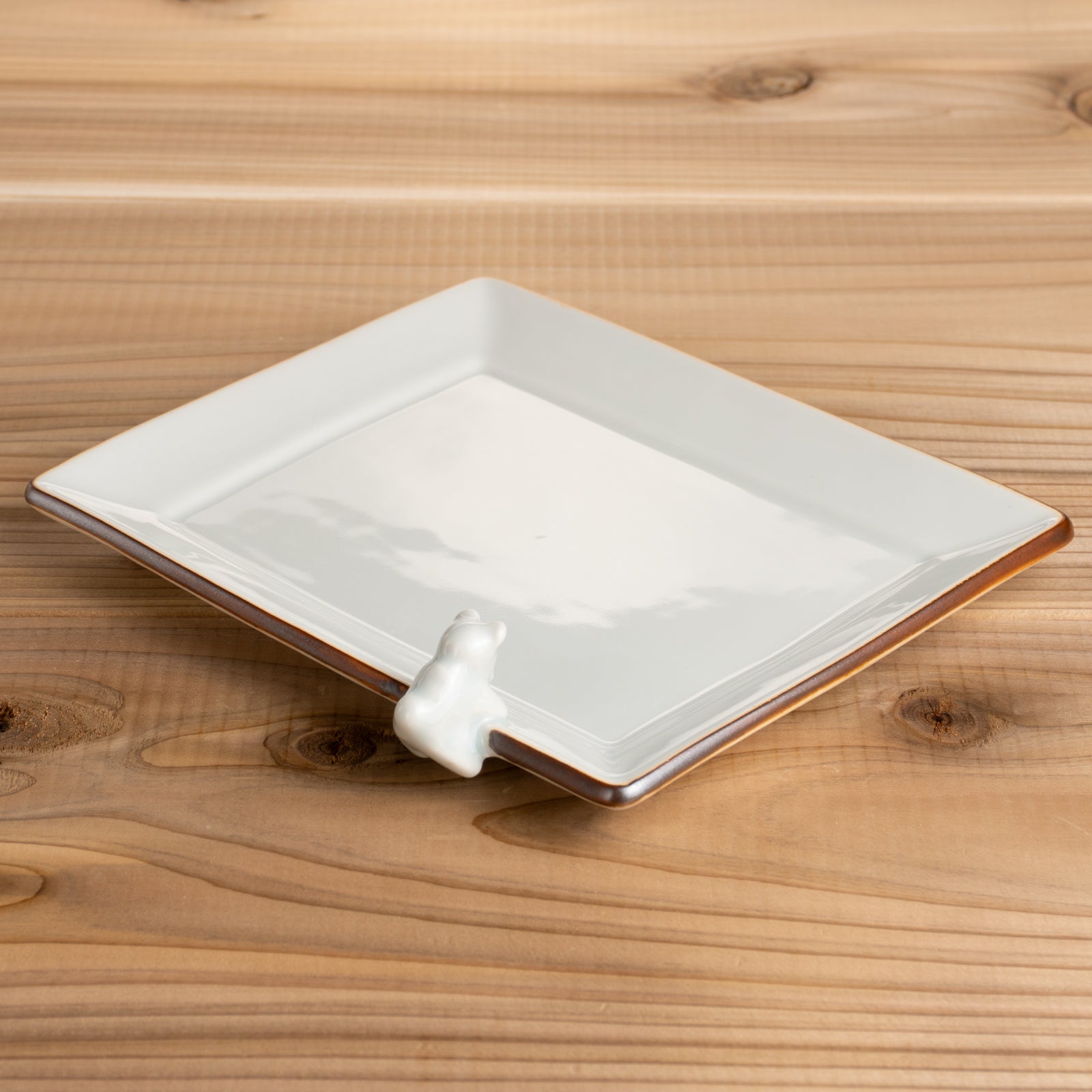 ヒマなクマ　シリーズ　秀峰堂 - Handcrafted Japanese pottery from Kyoto - Kyo ware / Kiyomizu ware.