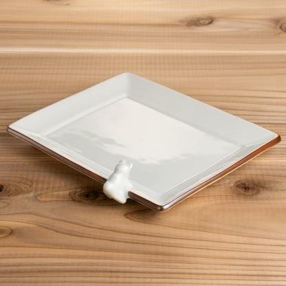 ヒマなクマ　シリーズ　秀峰堂 - Handcrafted Japanese pottery from Kyoto - Kyo ware / Kiyomizu ware.