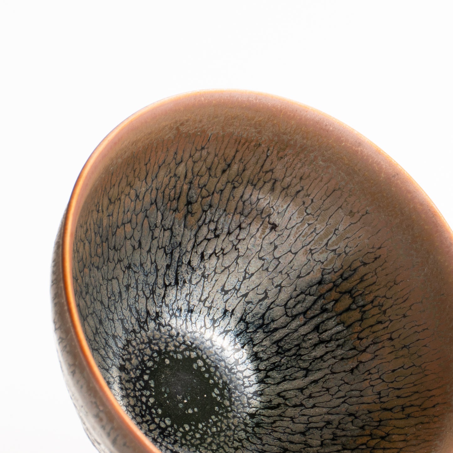 抹茶碗　天目”釉溜まり”　桶谷定一 KOTOPOTTER