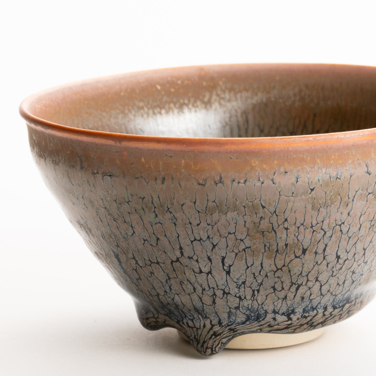 抹茶碗　天目”釉溜まり”　桶谷定一 KOTOPOTTER