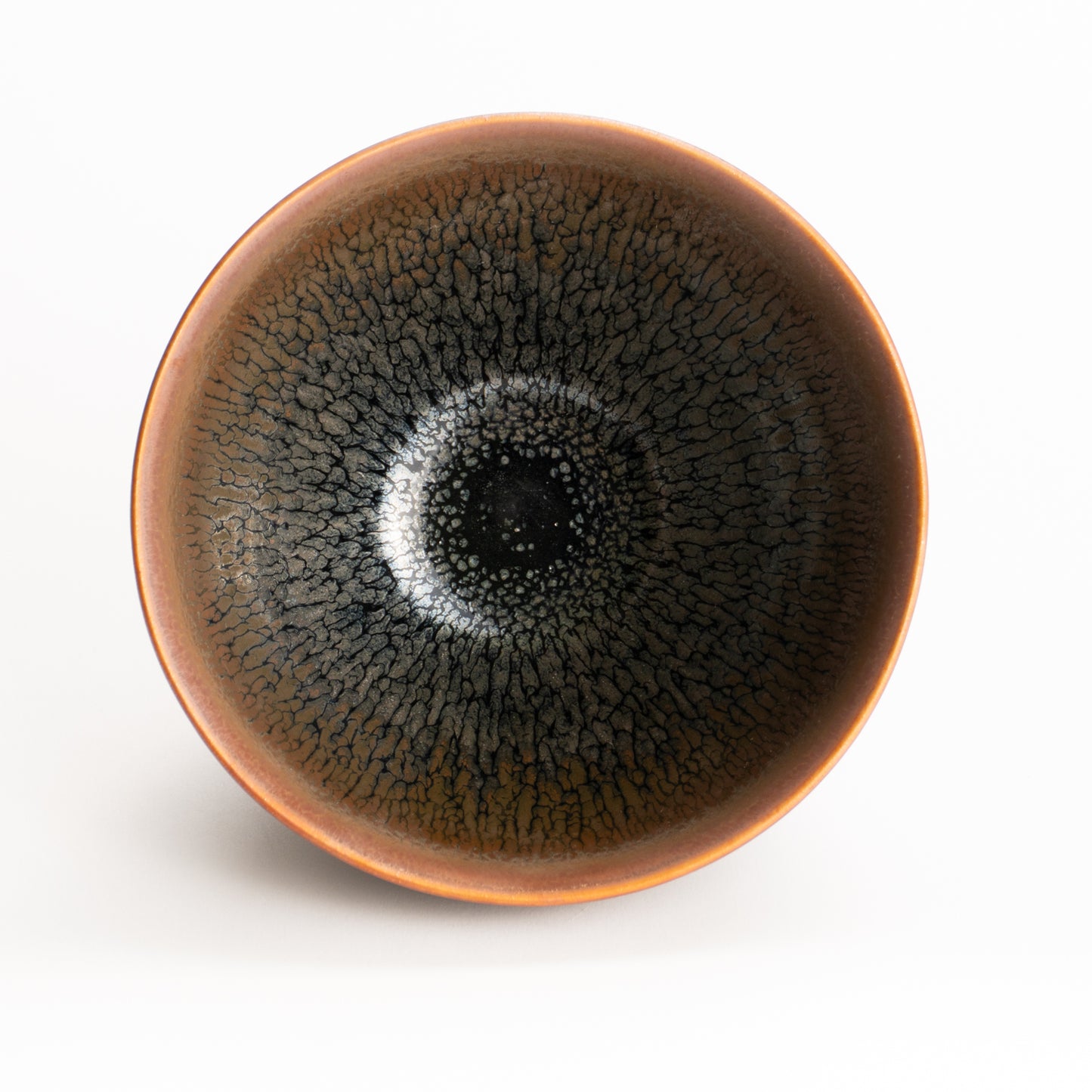 抹茶碗　天目”釉溜まり”　桶谷定一 KOTOPOTTER
