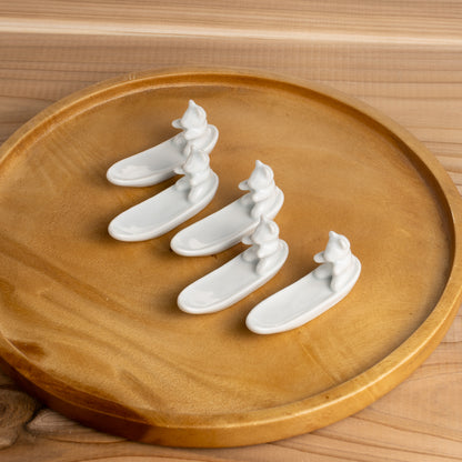 ヒマなクマ　シリーズ　秀峰堂 - Handcrafted Japanese pottery from Kyoto - Kyo ware / Kiyomizu ware.