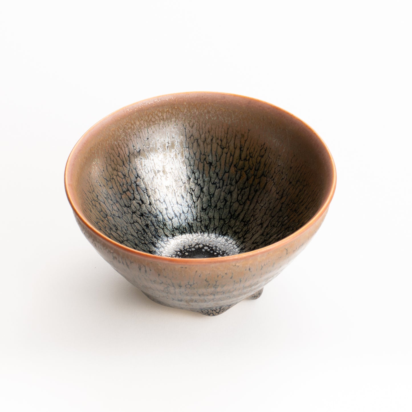 抹茶碗　天目”釉溜まり”　桶谷定一 KOTOPOTTER