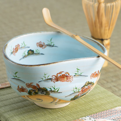 抹茶碗　灰釉 風船葛　良二 (コピー) KOTOPOTTER
