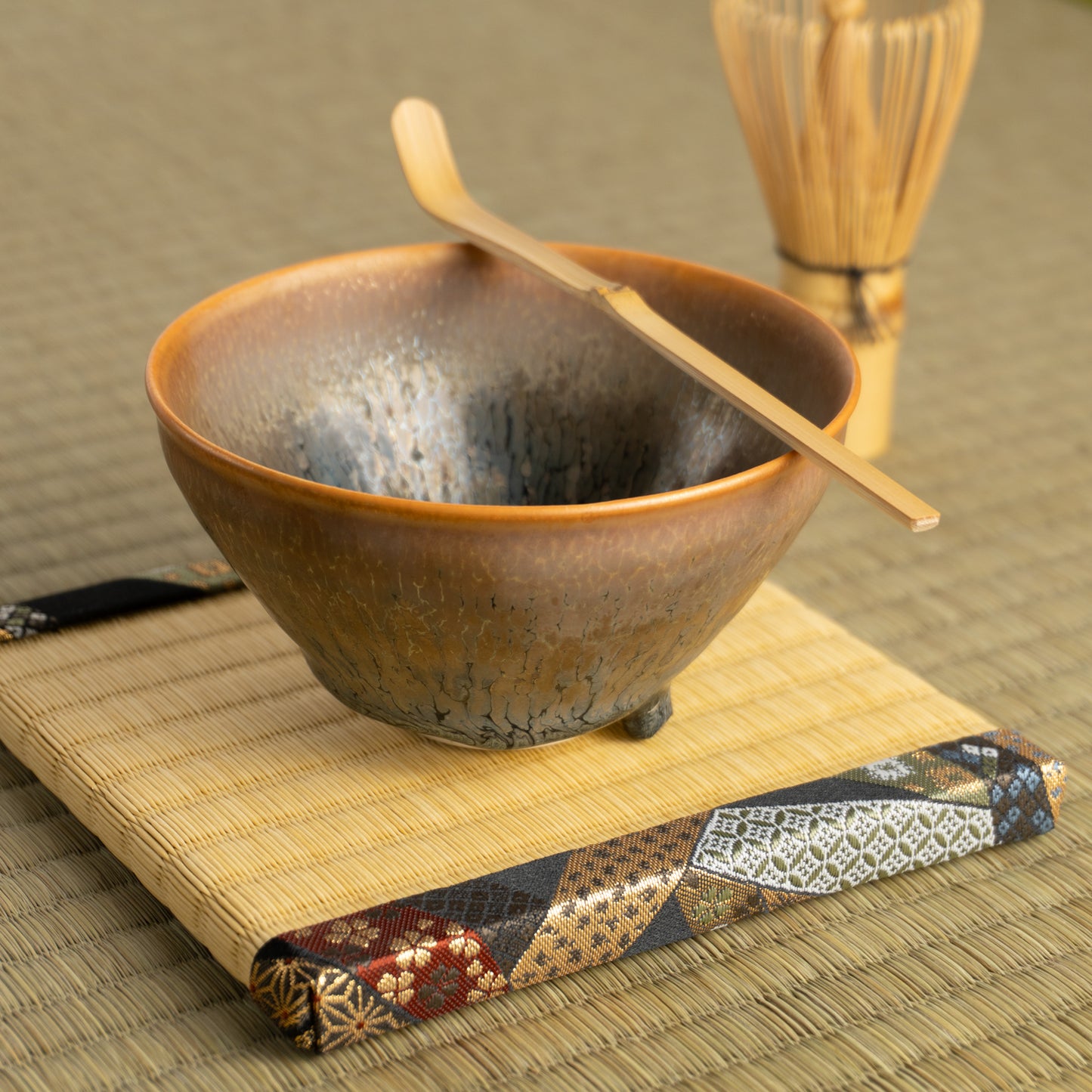 抹茶碗　禾目天目”釉溜まり”　桶谷定一 KOTOPOTTER
