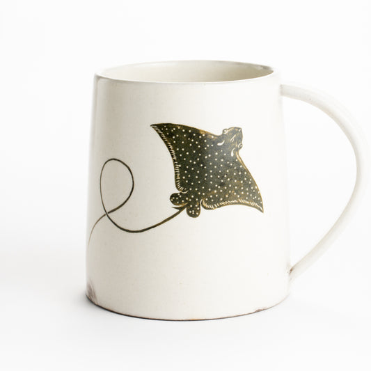 【清水焼】マグカップ　エイ　澤田卓伸 KOTOPOTTER
