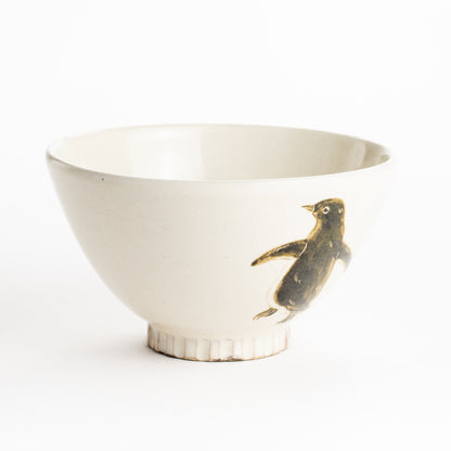 【清水焼】茶碗　アデリーペンギンB　澤田卓伸 KOTOPOTTER