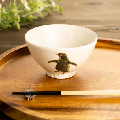 【清水焼】茶碗　アデリーペンギンB　澤田卓伸 KOTOPOTTER