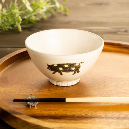 【清水焼】茶碗　ブタさん　澤田卓伸 KOTOPOTTER