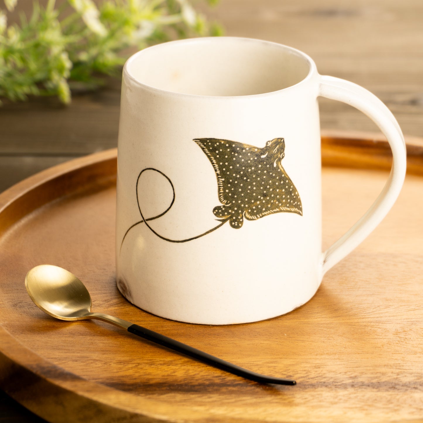 【清水焼】マグカップ　エイ　澤田卓伸 KOTOPOTTER