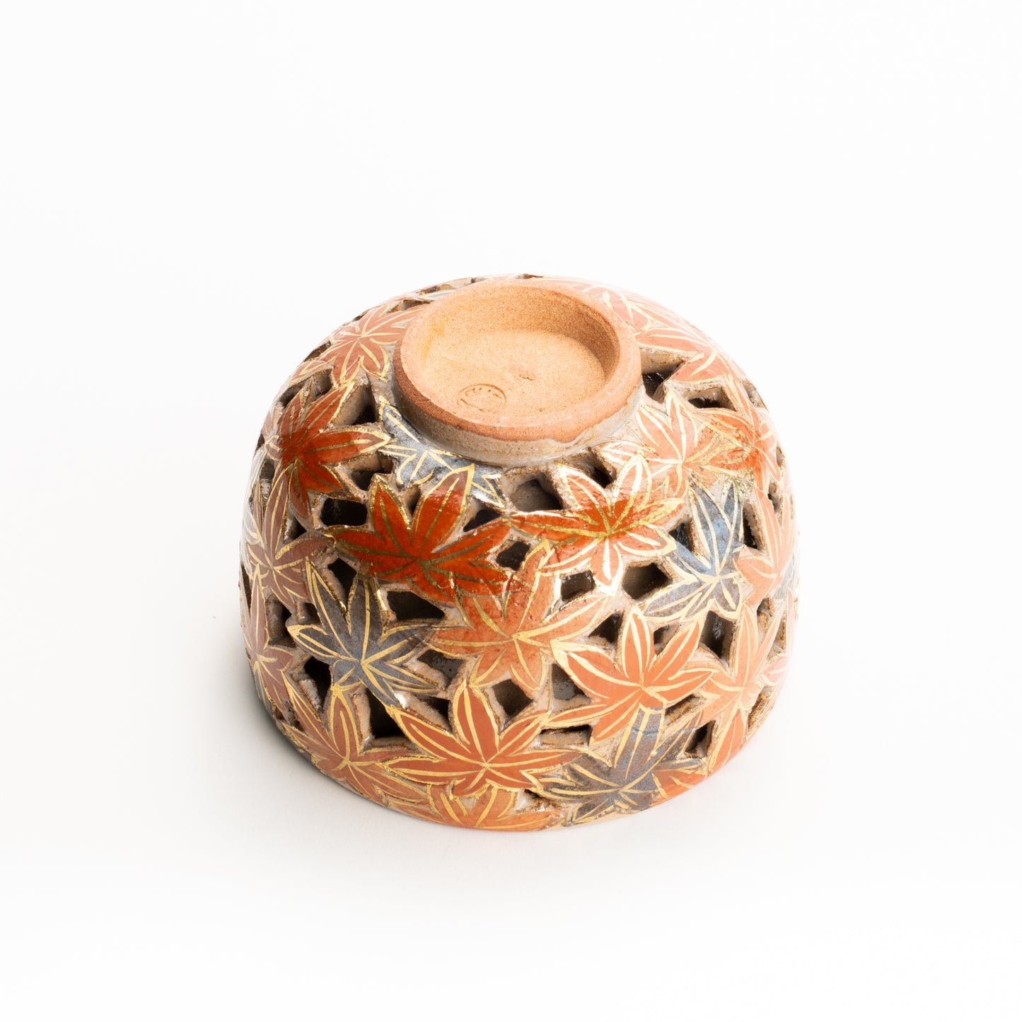 抹茶碗　透かし"錦秋"　俊山窯 KOTOPOTTER
