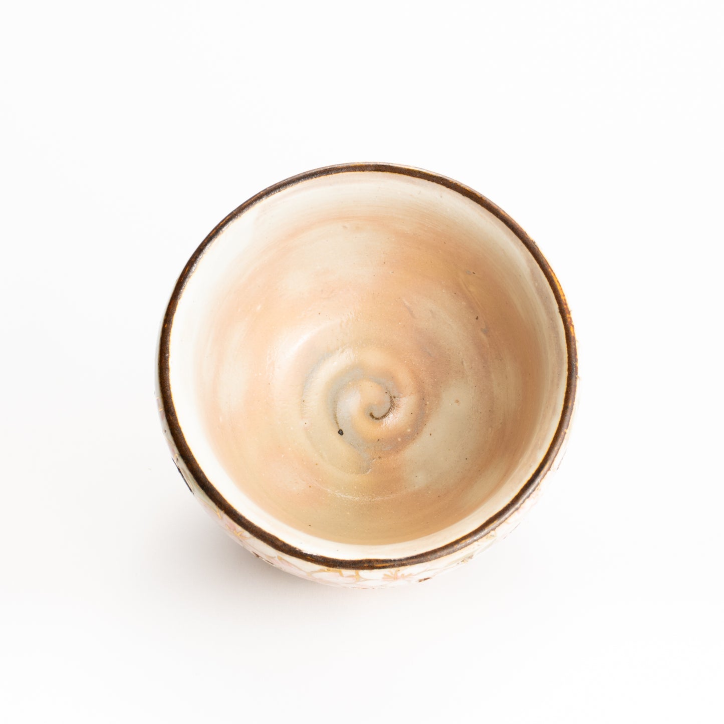 抹茶碗　透かし彫"桜図"　俊山窯 KOTOPOTTER
