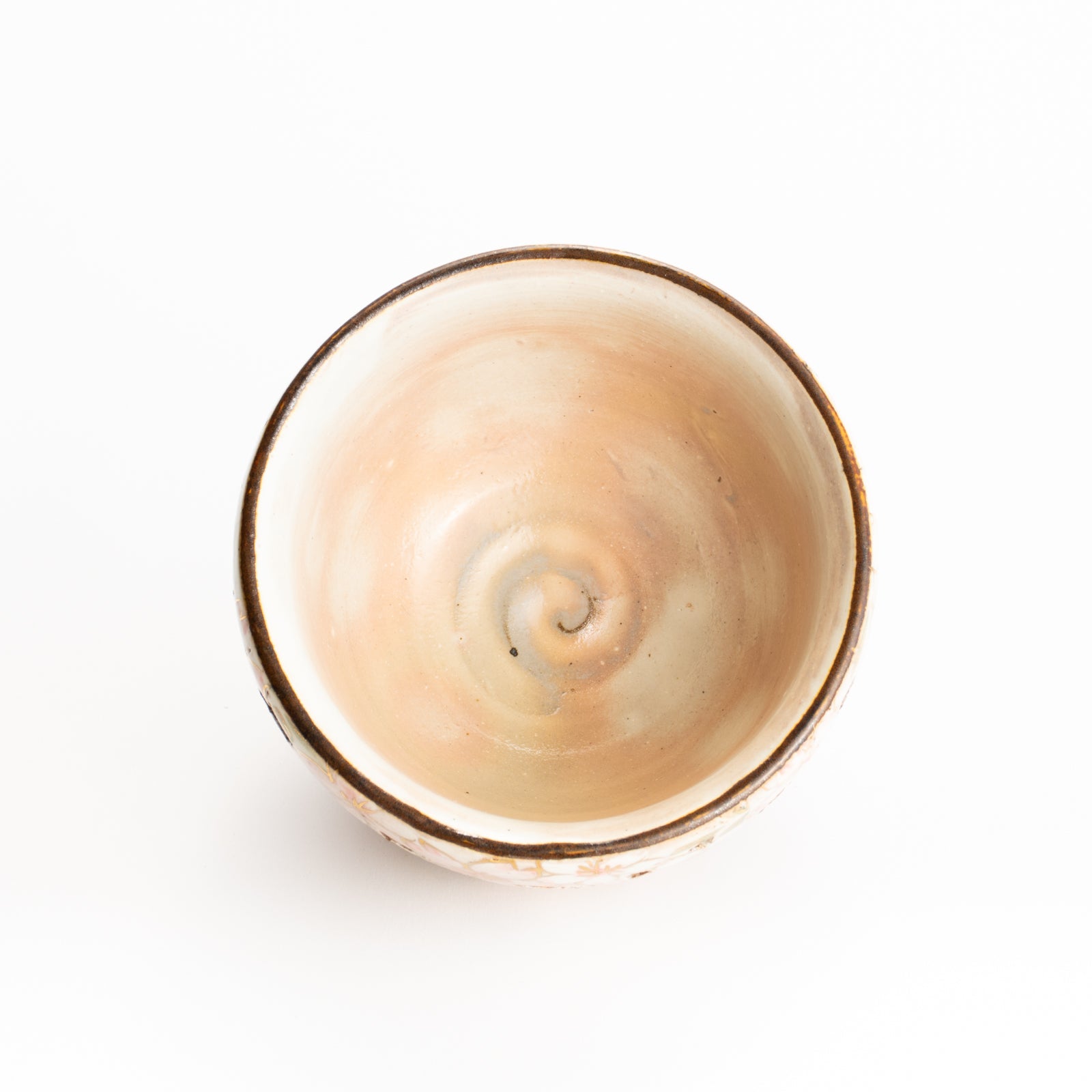 抹茶碗　透かし彫"桜図"　俊山窯 KOTOPOTTER