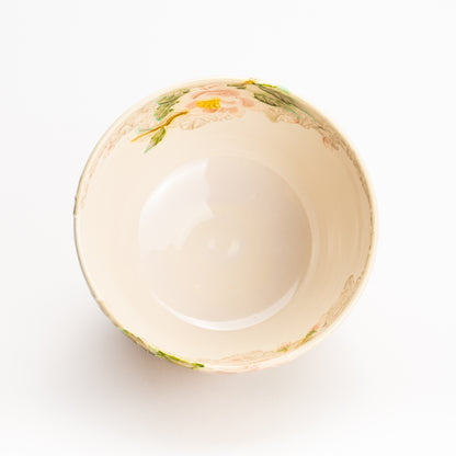抹茶碗　白鳳交趾"桜に雲"　一如 KOTOPOTTER