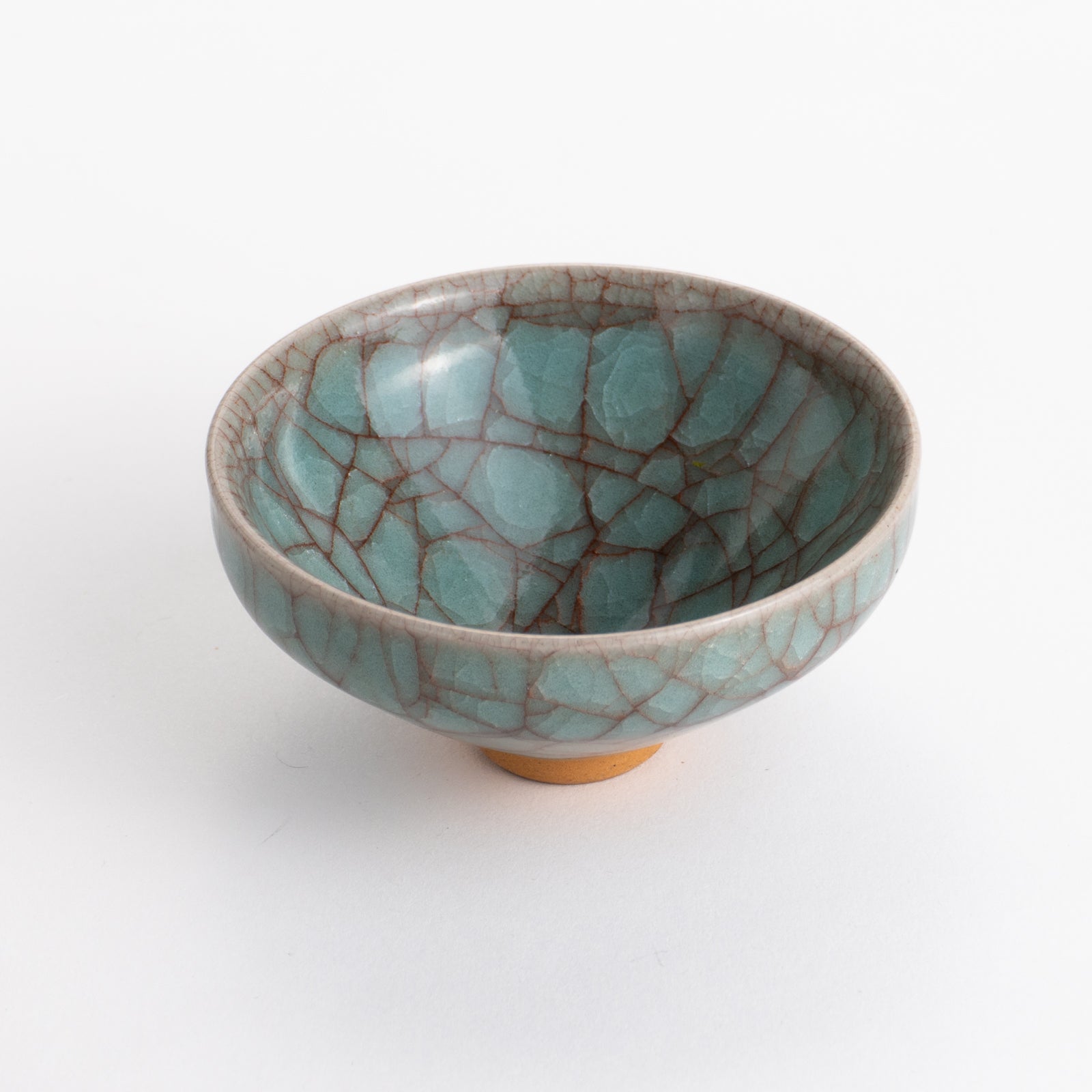 ぐい呑　青瓷 3B　和泉良法 - Handcrafted Japanese pottery from Kyoto - Kyo ware / Kiyomizu ware.