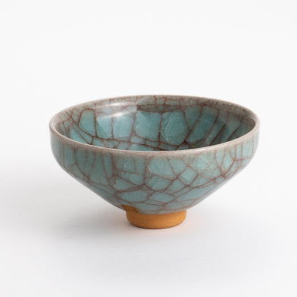 ぐい呑　青瓷 3B　和泉良法 - Handcrafted Japanese pottery from Kyoto - Kyo ware / Kiyomizu ware.