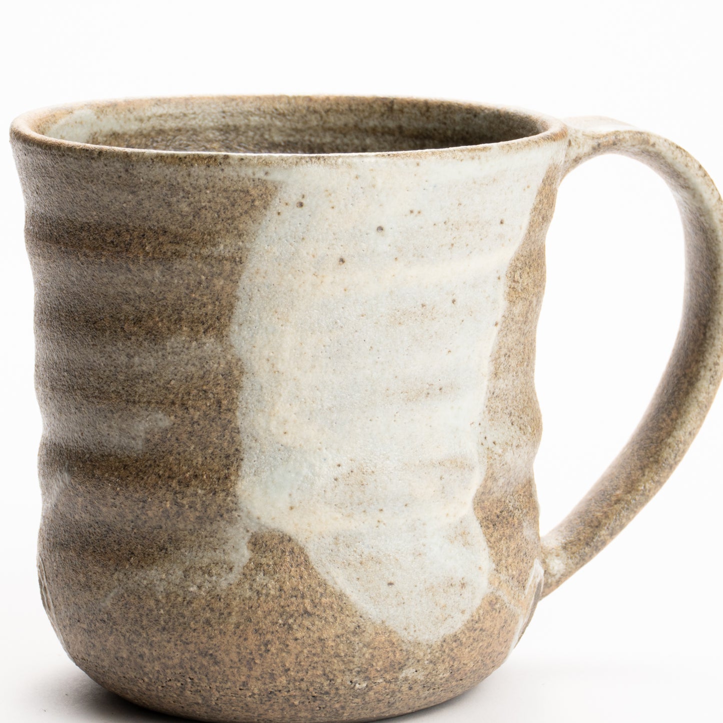 マグカップ　白刷毛目　多屋嘉郎 KOTOPOTTER