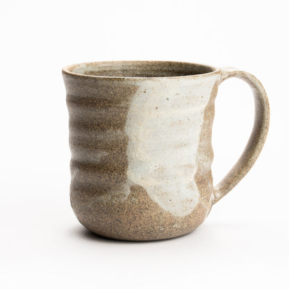 マグカップ　白刷毛目　多屋嘉郎 KOTOPOTTER