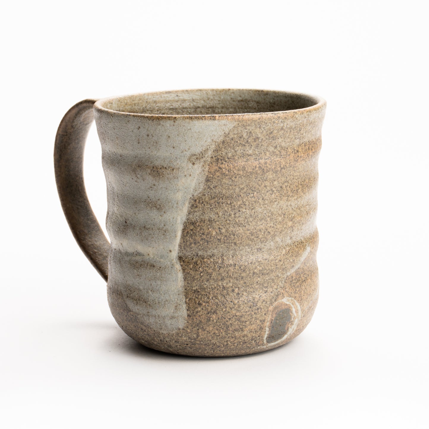 マグカップ　白刷毛目　多屋嘉郎 KOTOPOTTER