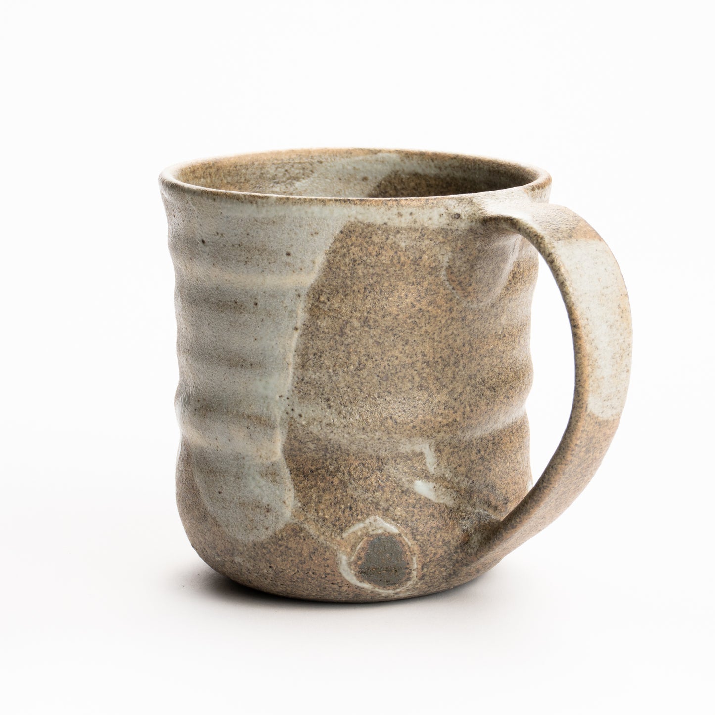 マグカップ　白刷毛目　多屋嘉郎 KOTOPOTTER