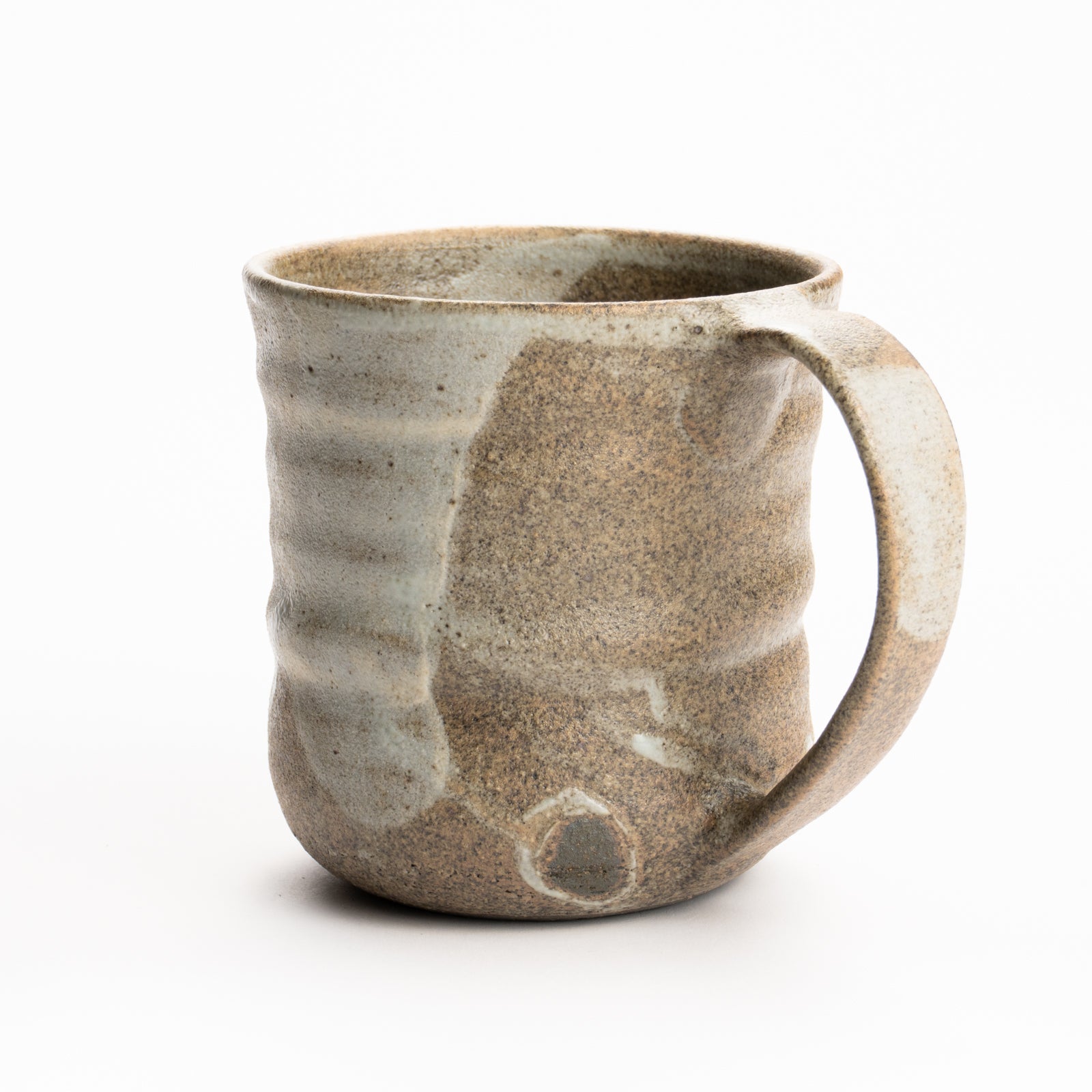 マグカップ　白刷毛目　多屋嘉郎 KOTOPOTTER