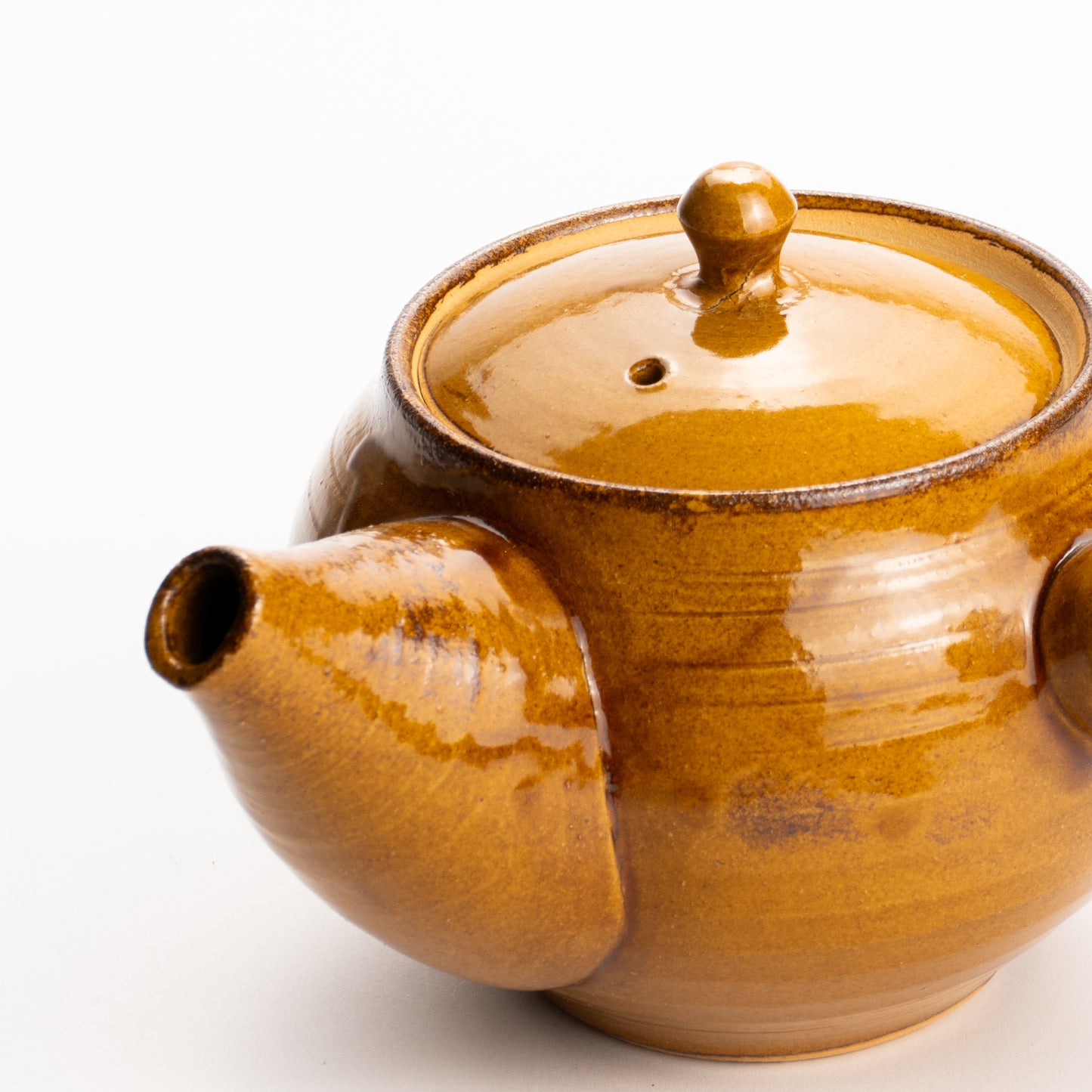 【清水焼】急須　飴釉　忠敏窯 KOTOPOTTER