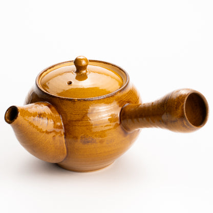 【清水焼】急須　飴釉　忠敏窯 KOTOPOTTER