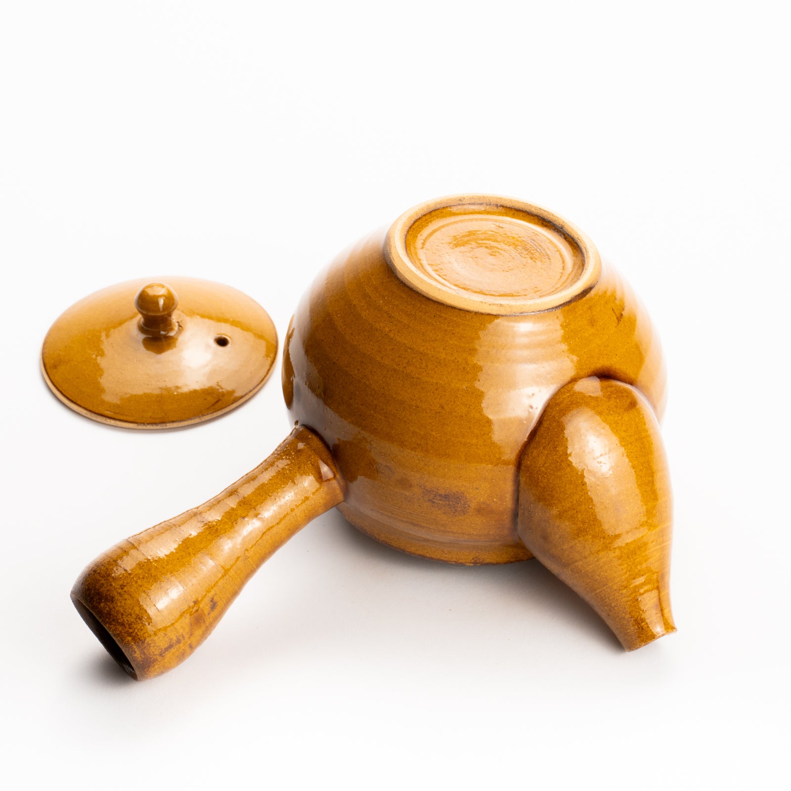【清水焼】急須　飴釉　忠敏窯 KOTOPOTTER