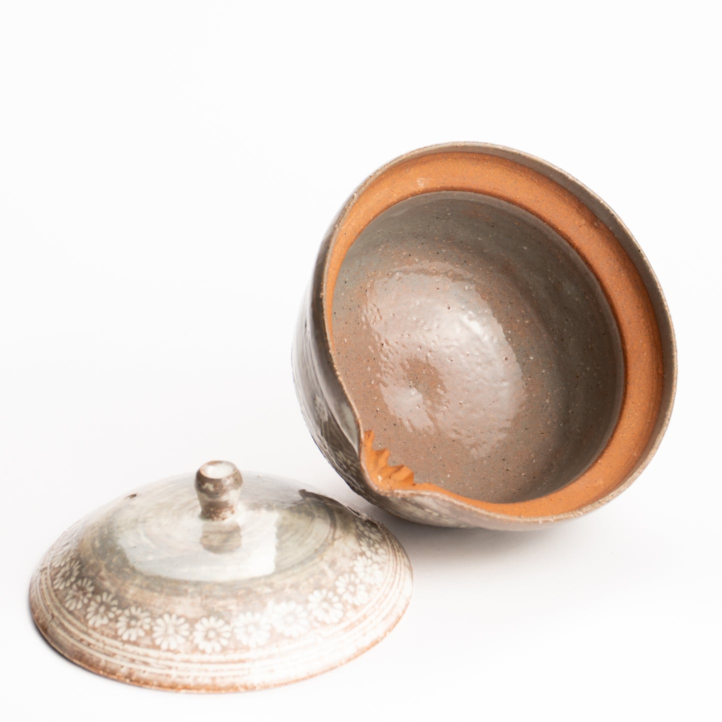 【清水焼】宝瓶急須　三島立鶴　忠敏窯 KOTOPOTTER