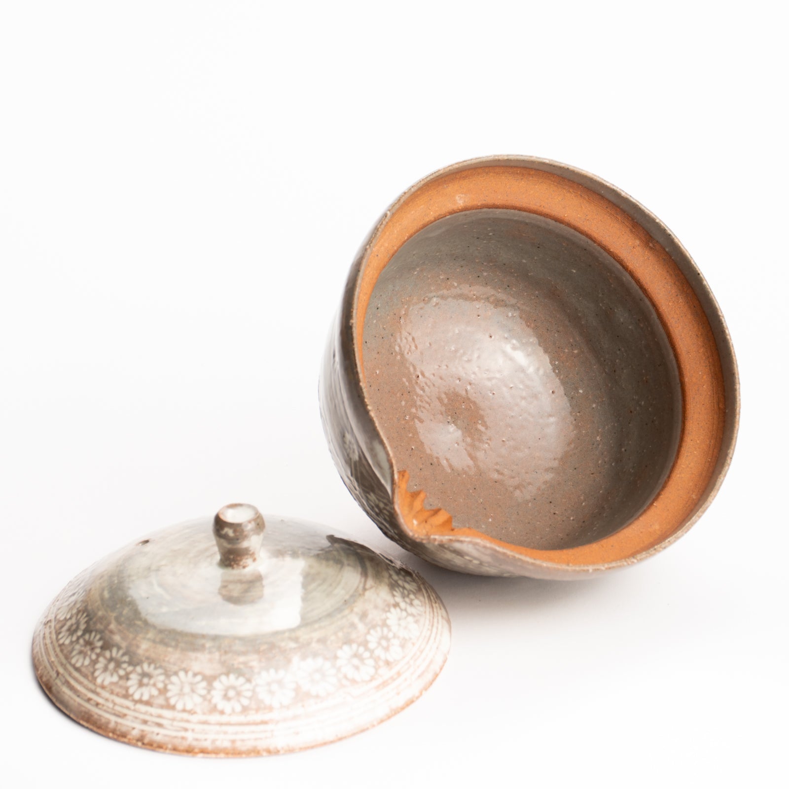 【清水焼】宝瓶急須　三島立鶴　忠敏窯 KOTOPOTTER