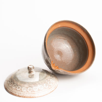【清水焼】宝瓶急須　三島立鶴　忠敏窯 KOTOPOTTER