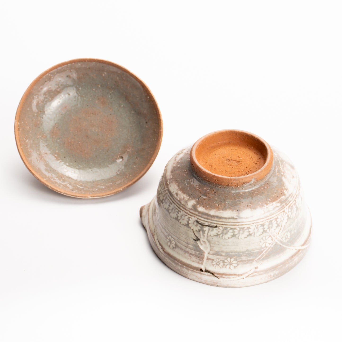 【清水焼】宝瓶急須　三島立鶴　忠敏窯 KOTOPOTTER