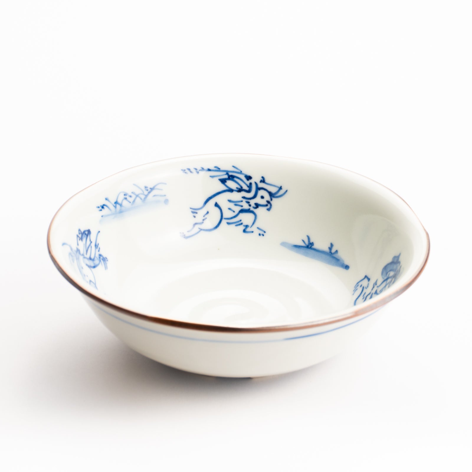 【清水焼】小鉢　鳥獣戯画　岩華窯 KOTOPOTTER