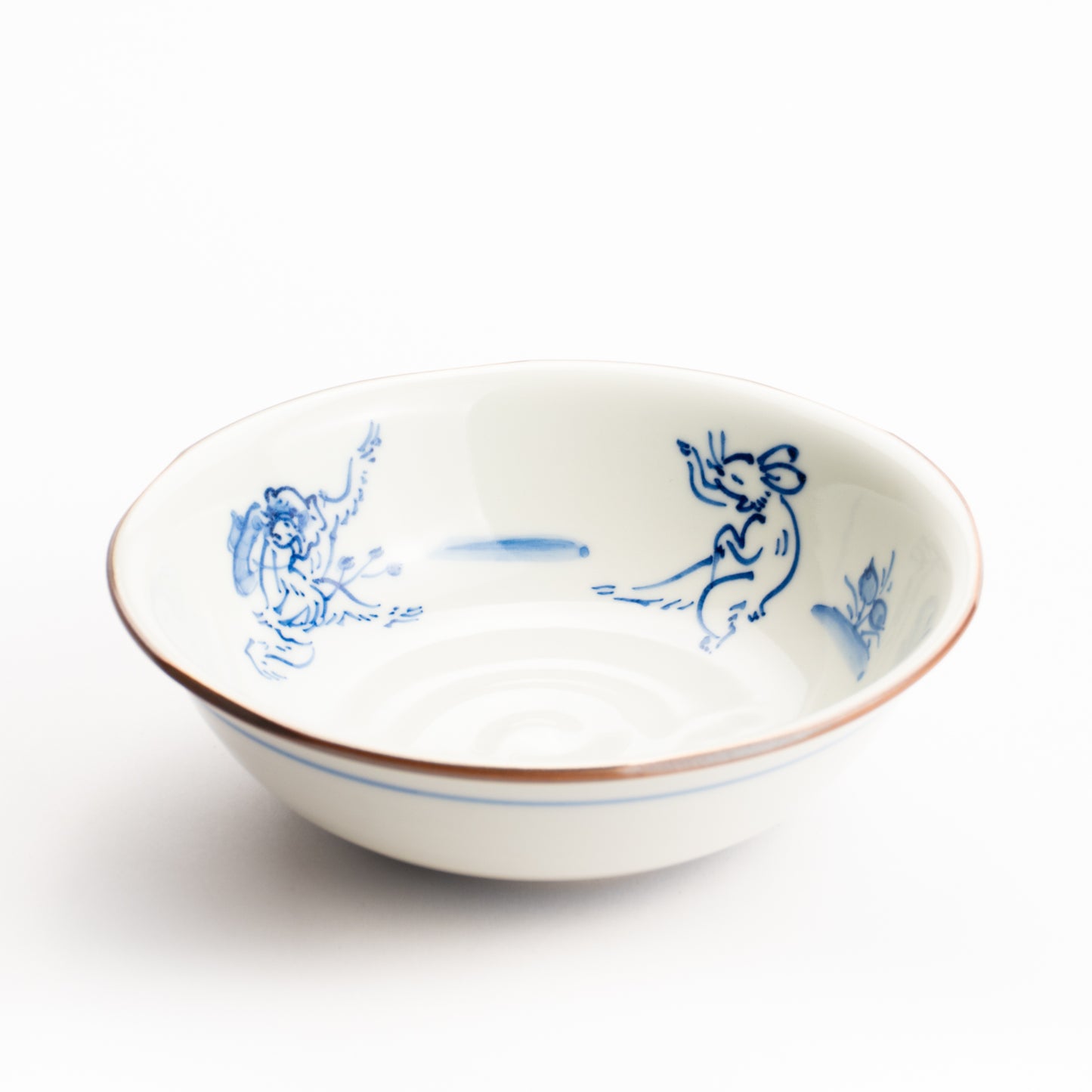 【清水焼】小鉢　鳥獣戯画　岩華窯 KOTOPOTTER