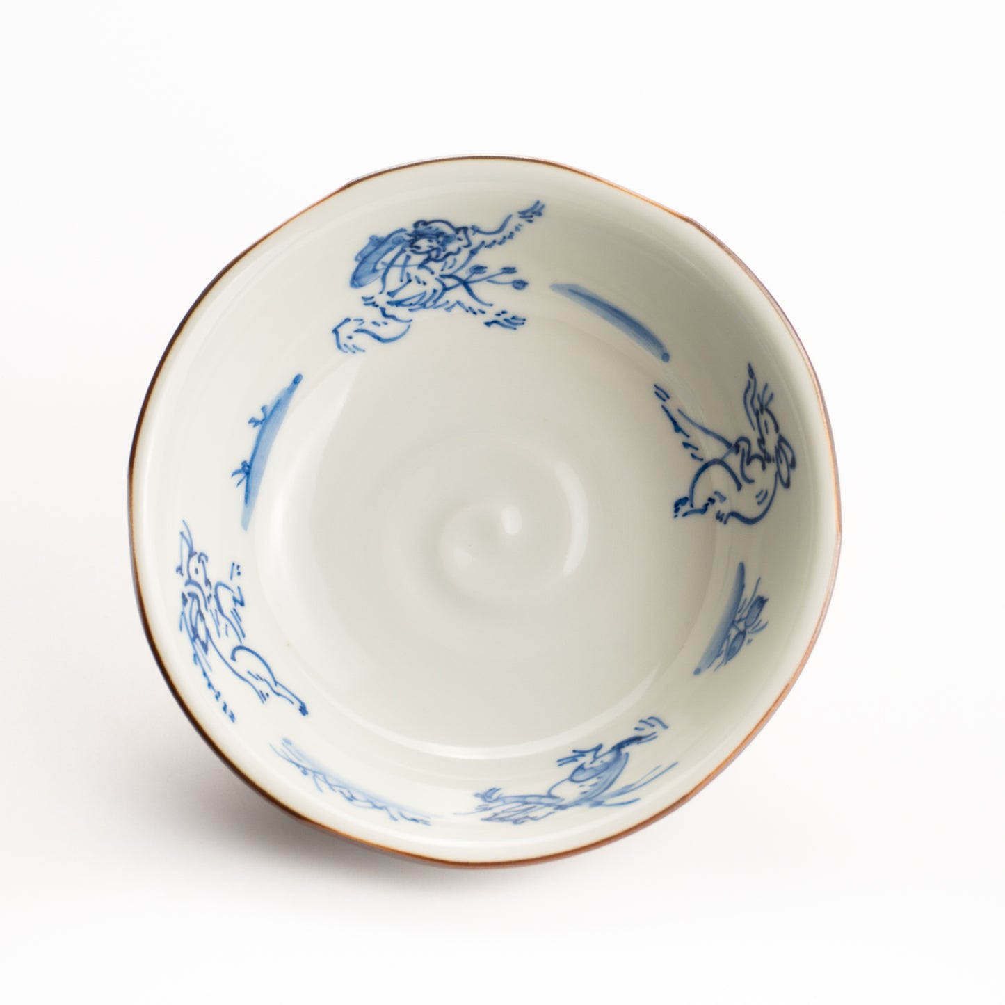 【清水焼】小鉢　鳥獣戯画　岩華窯 KOTOPOTTER