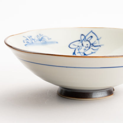 【清水焼】平鉢　鳥獣戯画　岩華窯 KOTOPOTTER