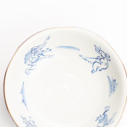 【清水焼】小鉢　鳥獣戯画　岩華窯 KOTOPOTTER