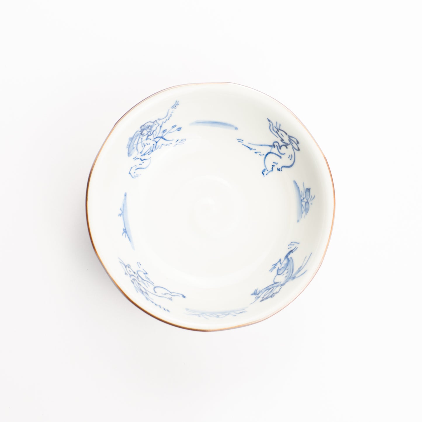 【清水焼】小鉢　鳥獣戯画　岩華窯 KOTOPOTTER