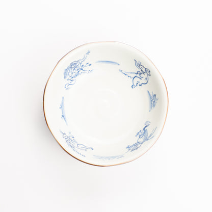 【清水焼】小鉢　鳥獣戯画　岩華窯 KOTOPOTTER