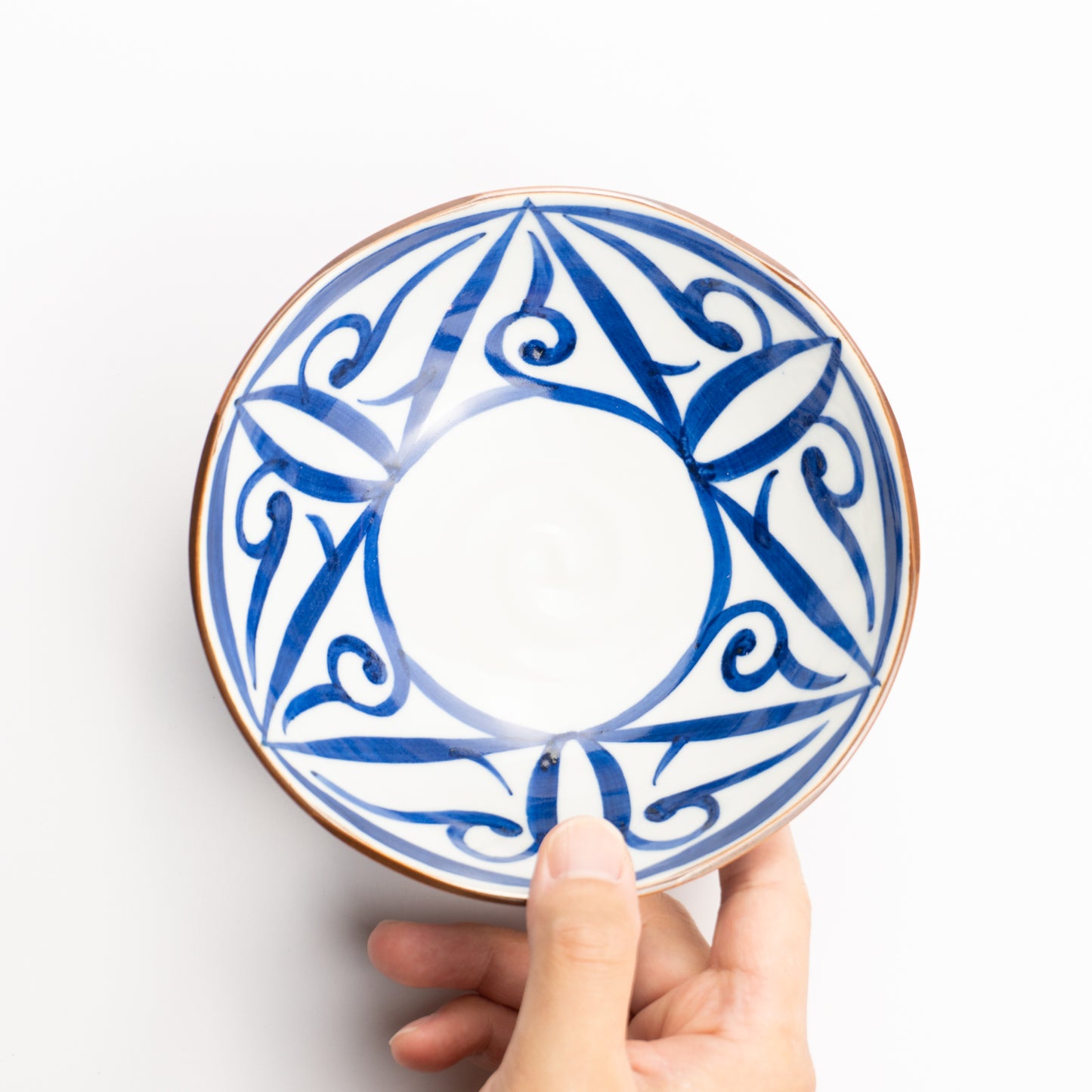 【清水焼】平鉢　ペルシャ唐草　岩華窯 KOTOPOTTER