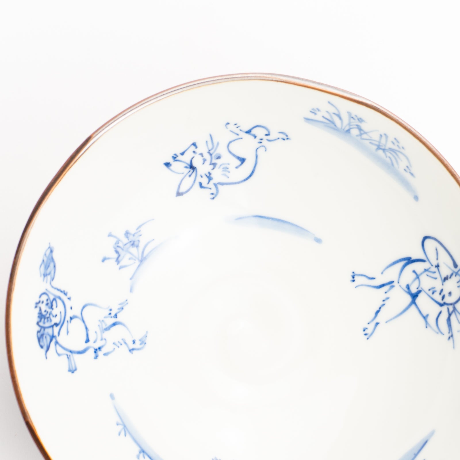 京都 清水焼】平鉢 鳥獣戯画 岩華窯｜コトポッター