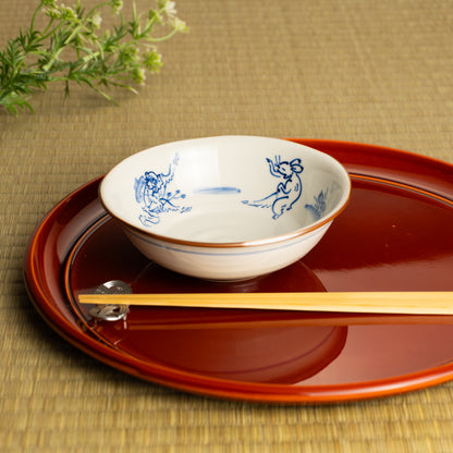 【清水焼】小鉢　鳥獣戯画　岩華窯 KOTOPOTTER